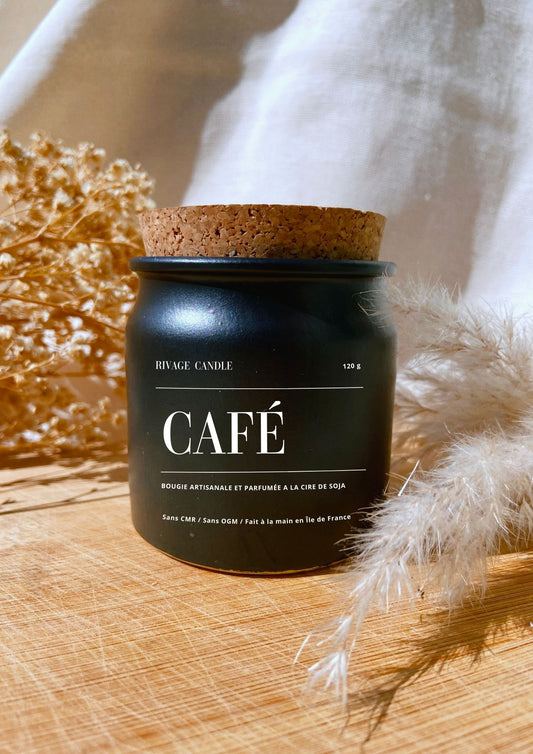 Bougie Artisanale Parfumée au Café