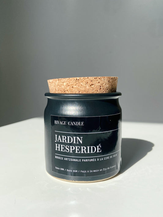 Bougie Artisanale Parfumée Jardin Hespéridé